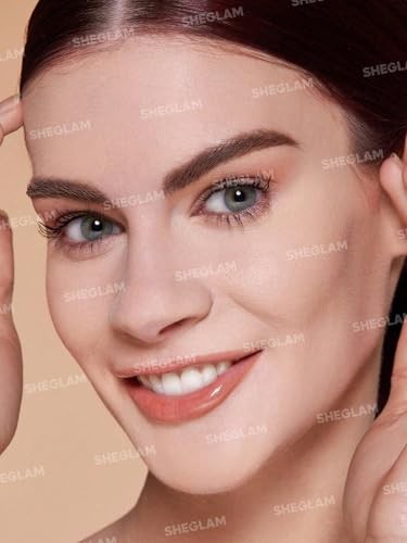 SHEGLAM SKin-Focus Full Coverage Powder Foundation Oil-Control Lightweight Face Pressed Powder Makeup-Linen