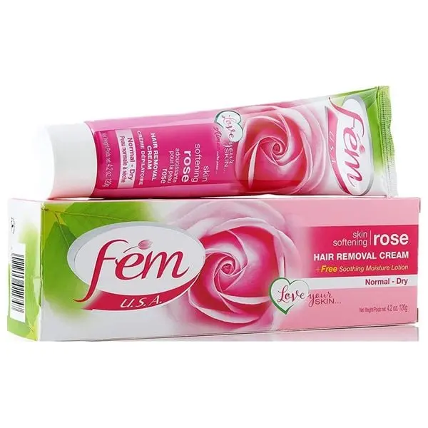 كريم مزيل للشعر بالورد 120 غم