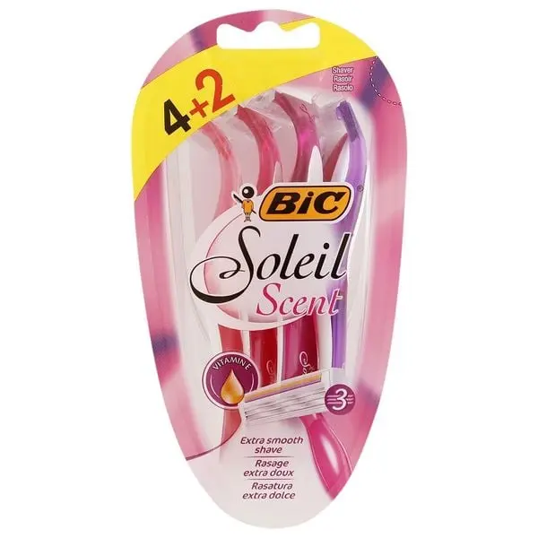 شفرات حلاقة سوليل سينت للنساء 6 قطع